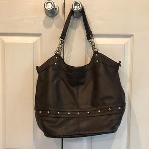 Brown Pleather Bag
